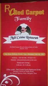 RC - Red carpet Multi Cuisine Family Restaurant