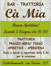 BAR Trattoria CÀ MIA