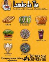 Lanche e pizzaria da tia