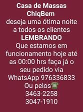 Casa de massas ChiqBem Rio de Janeiro RJ