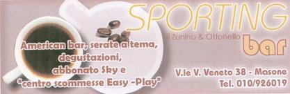 Sporting Bar Di Renato Zunino E Massimo Ottonello S.N.C