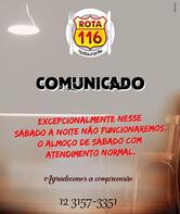 Restaurante Churrascaria e Pizzaria Rota 116