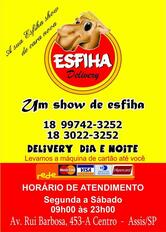 Esfiha Delivery entrega dia e noite