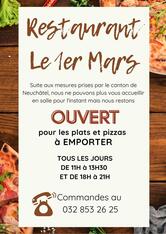 Restaurant le 1er mars