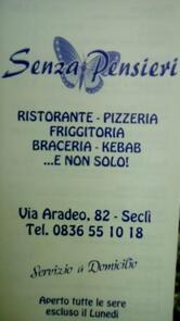 Senza Pensieri Pizzeria Ristorante Braceria