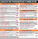 Lanches do Passarinho.