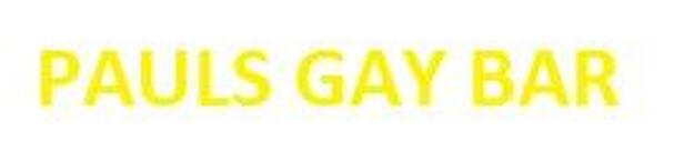 Pauls Gay Bar