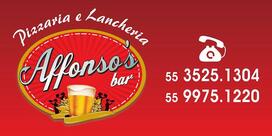 Affonso's bar pizzaria e lancheiria.