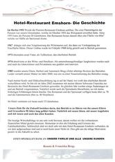 Hotel Restaurant Emshorn AG