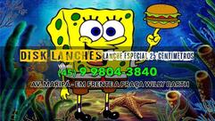 Bob esponja lanches