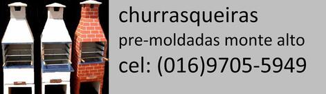Churrasqueira Pré-Moldada Monte Alto Monte Alto SP