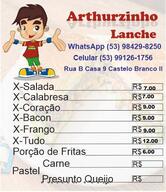 Arturzinho lanches