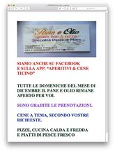 PANE & OLIO Pizzeria, Snack Bar, specialità pesce di mare