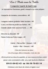 Les 2 Pieds sous la Table