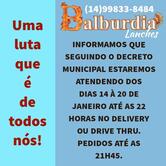 BALBÚRDIA LANCHES E HAMBURGUERES