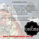 Cascata Pizzas Lagoinha- Ribeirão