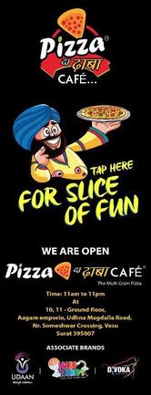 Pizza Da Dhaba Cafe-University road.
