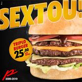 Pepperoni Pizz, Burger e Frango Frito