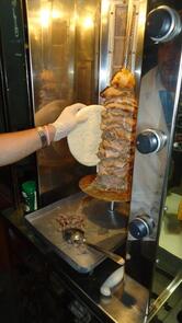 Chawarma O verdadeiro sanduíche arabe