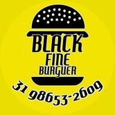 Black fine burguer