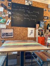 Les coudes sur la table