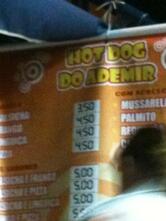 Hot Dog do Ademir