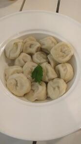 Горячий пельмень