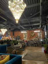 Mansard restaurant and hall