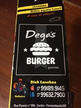 Hamburgueria Degas Burguer Gourmet