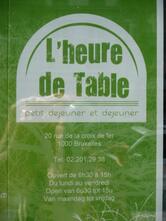 L'Heure de Table