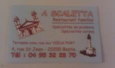 Restaurant A Scaletta Bastia Le Port