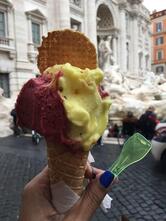 Gelato in Trevi