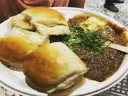 sundaram pav bhaji+ banarasi aalu tikki,banarasi chaat,mumbai bhelpuri wala