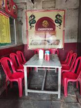 Chop sticks Chinese fast food