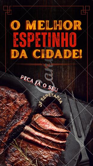 JF espetaria