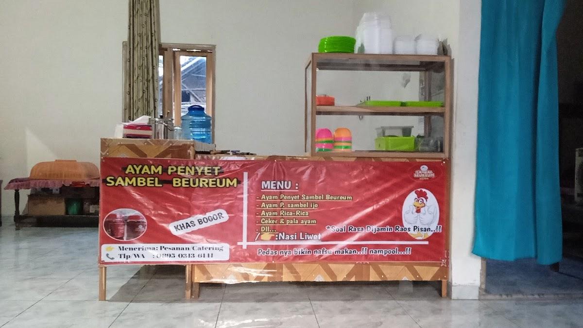 Ayam penyet sambel beureum aa&neng