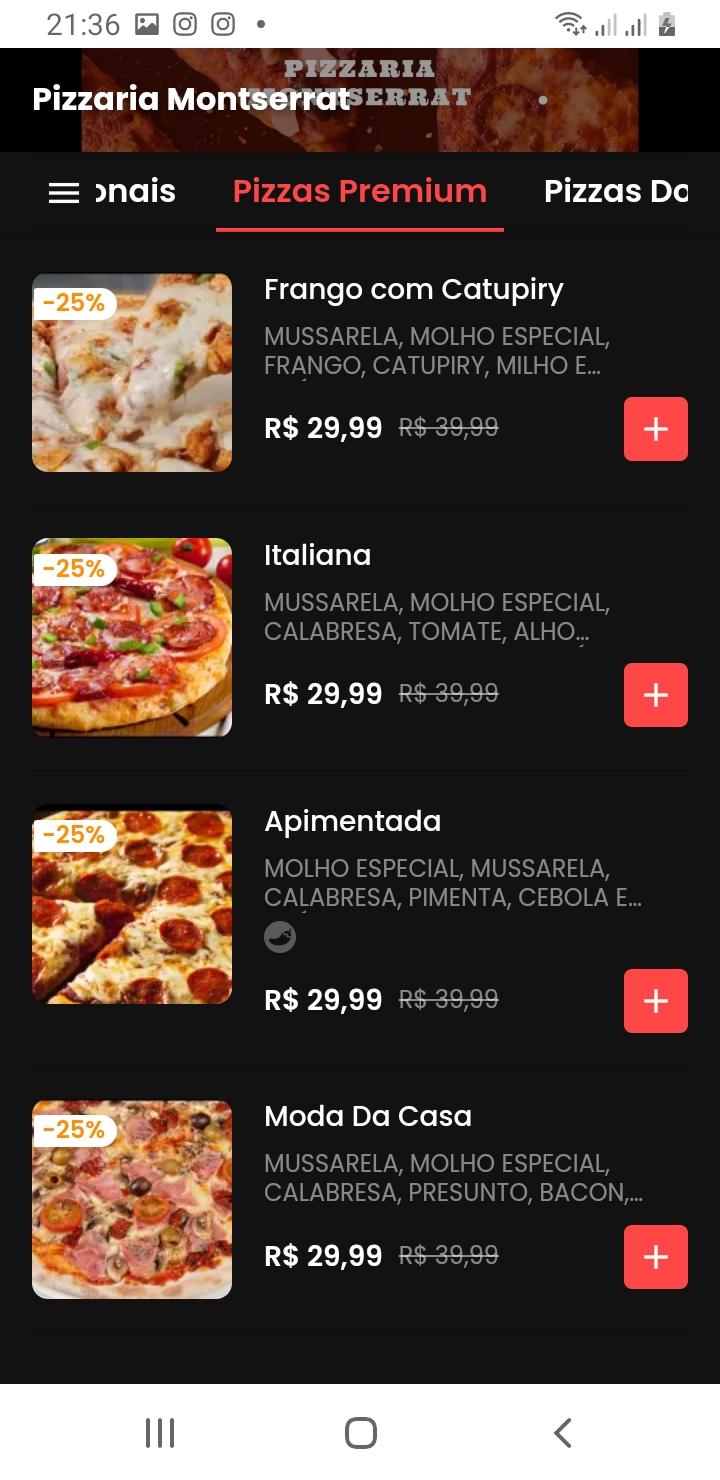 Pizzaria Montserrat - Samambaia Sul