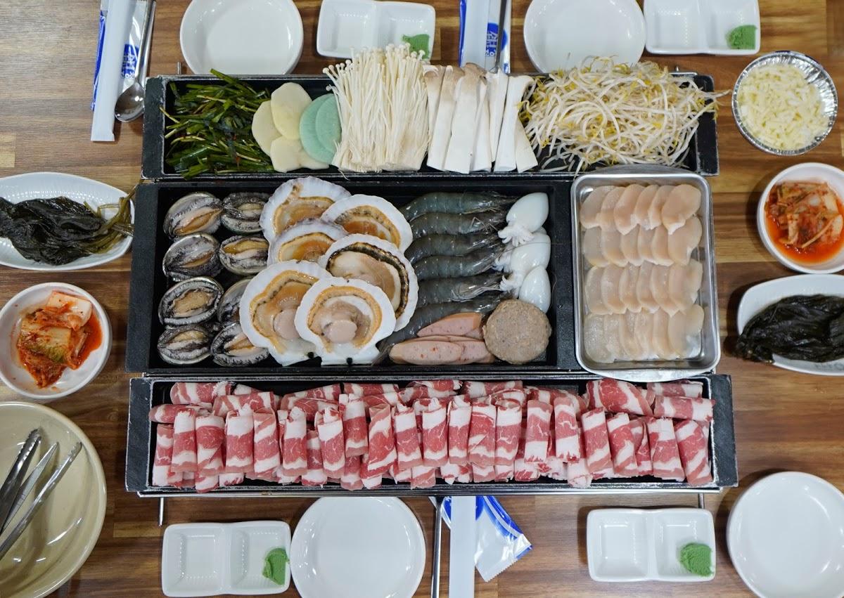 대천키조개삼합