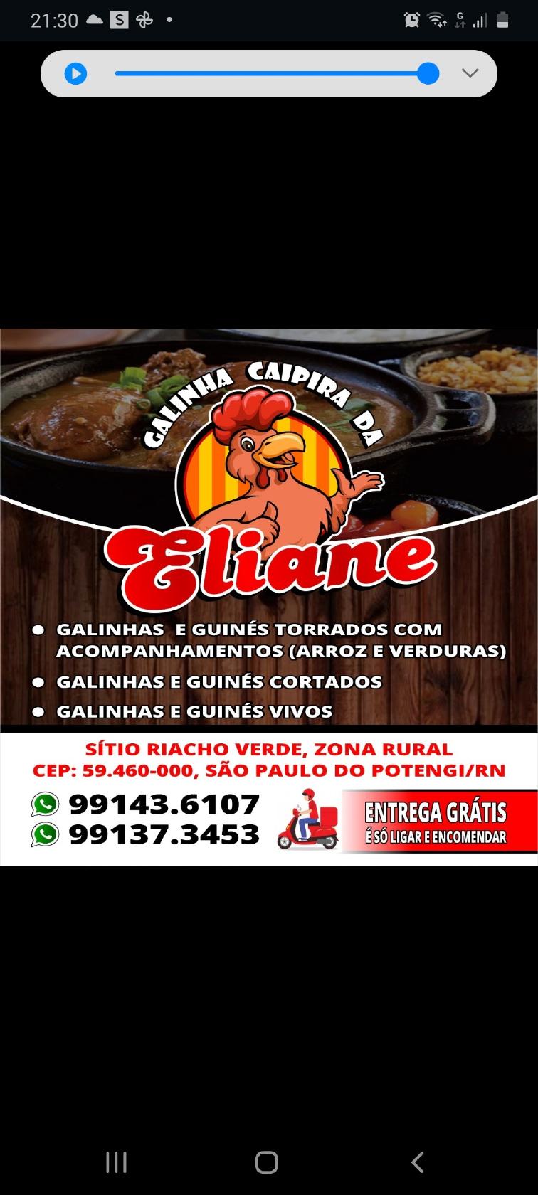Galinha caipira da eliane