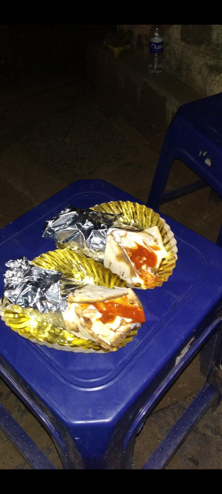 Roadside shawarma and momos