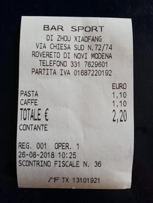BAR SPORT DI ZHOU XIAOFANG