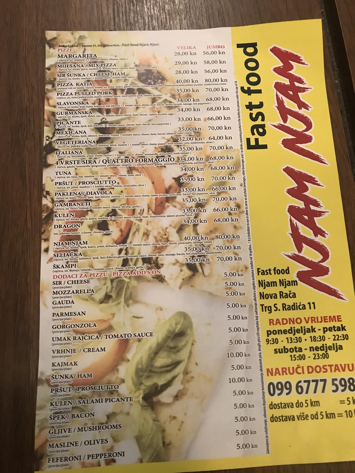 Fast Food Njam Njam