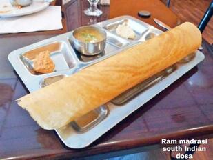 Ram madrasi south Indian dosa