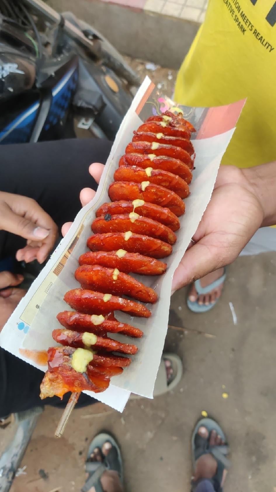 Raj Kumar egg kulfi and spring potato