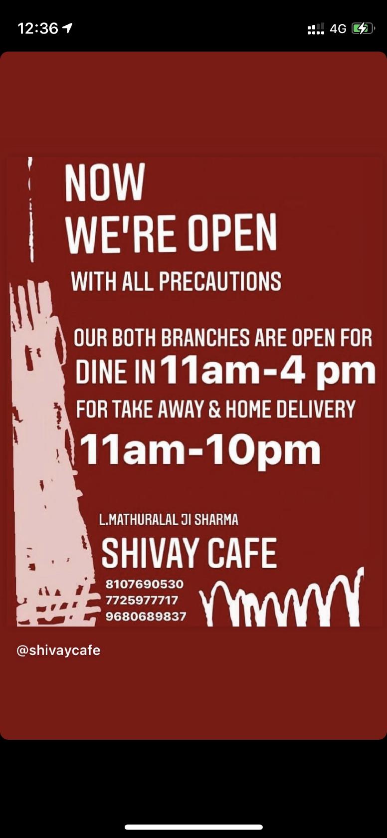 Shivay cafe party hall