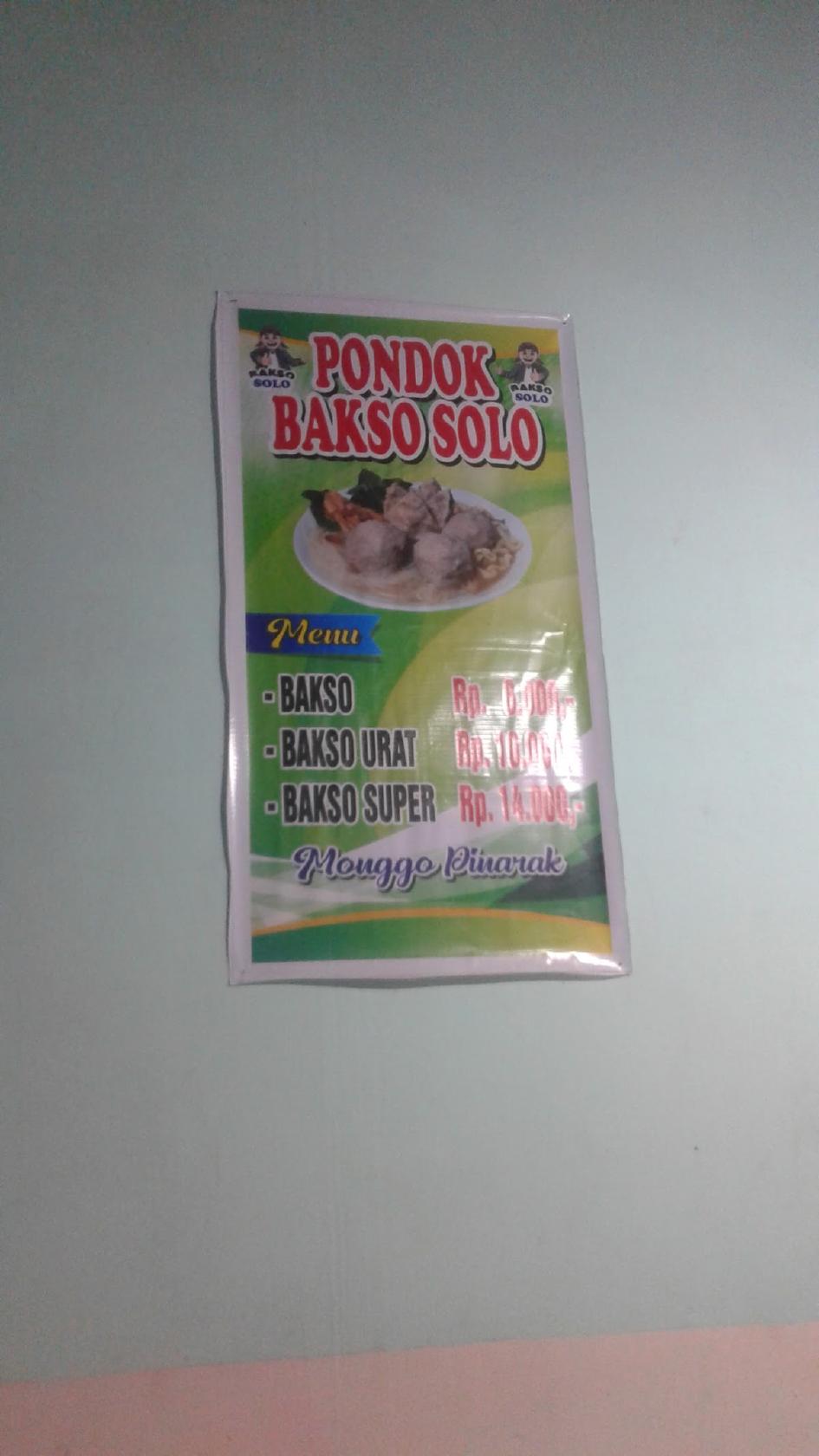 Pondok Bakso Solo Kebagusan