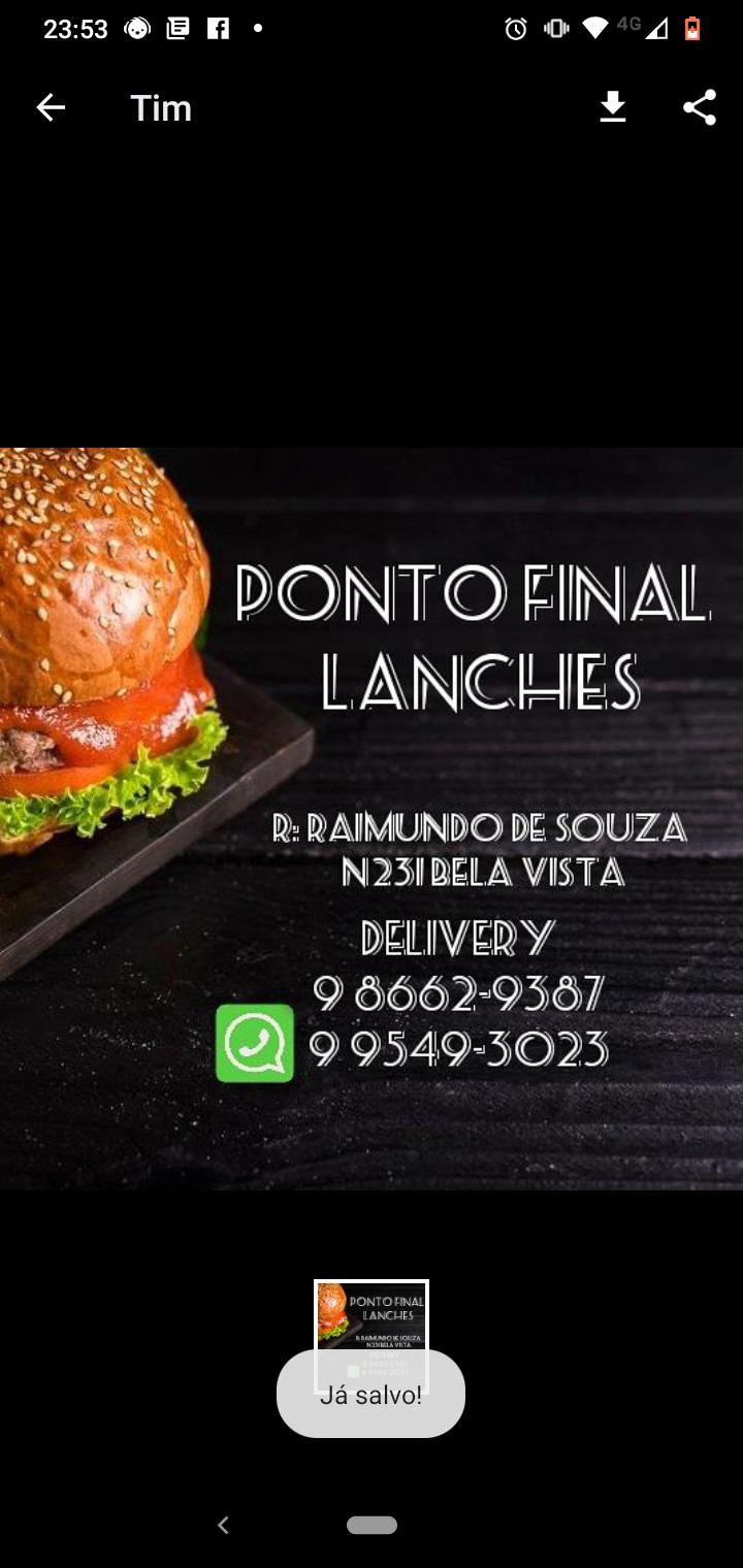 Ponto final lanches