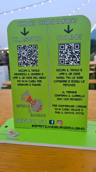 Spritz & burger Albino