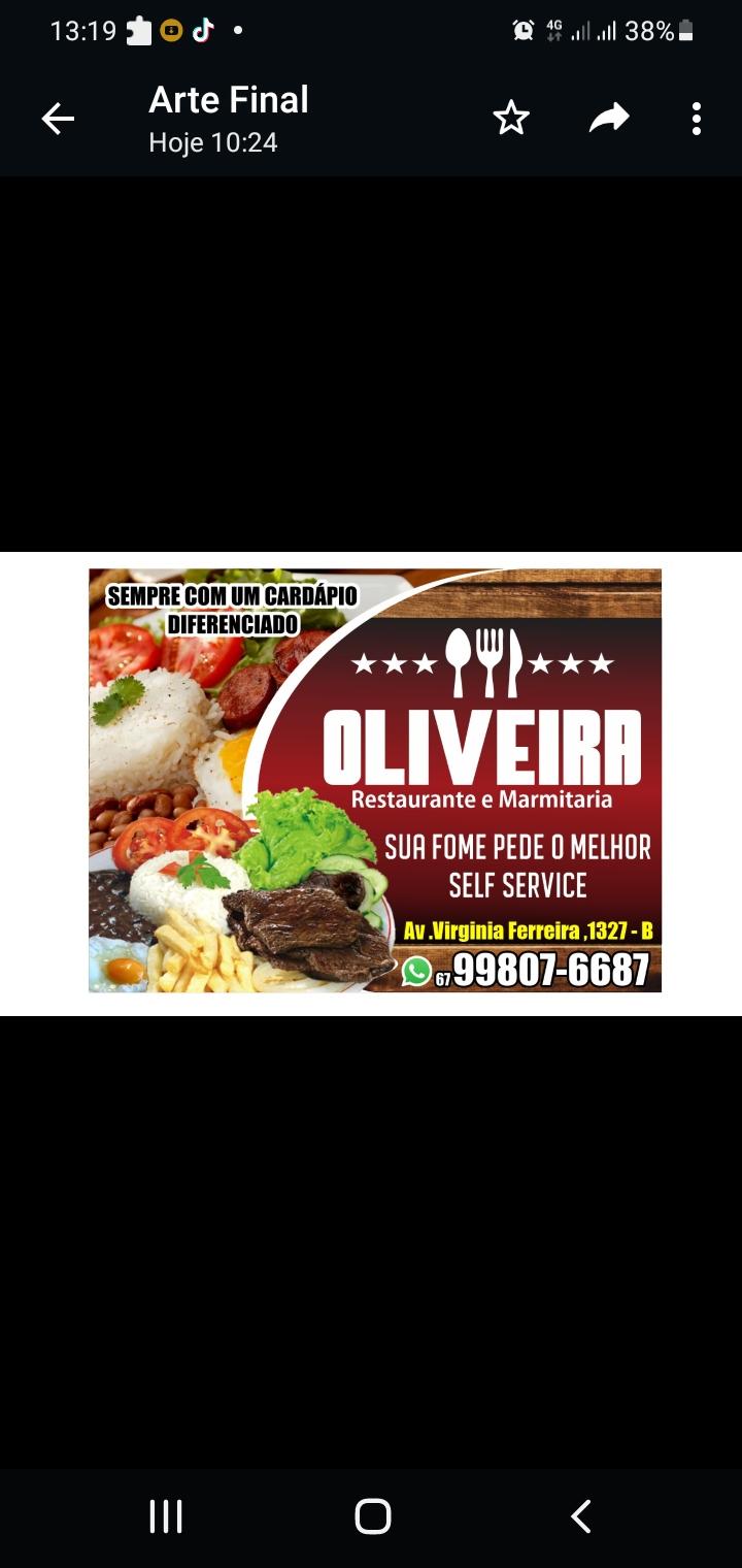 Oliveira Restaurante marmitaria
