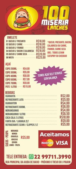 Lanchonete Sem Miséria